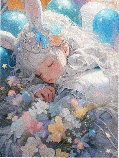 文艺片《沙漏里的雨》竖版海报